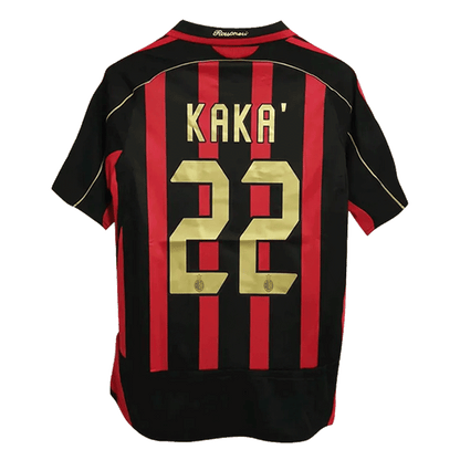 Pánske Retro Futbalový Dres AC Miláno Domáci 2006/07 - KAKA' #22