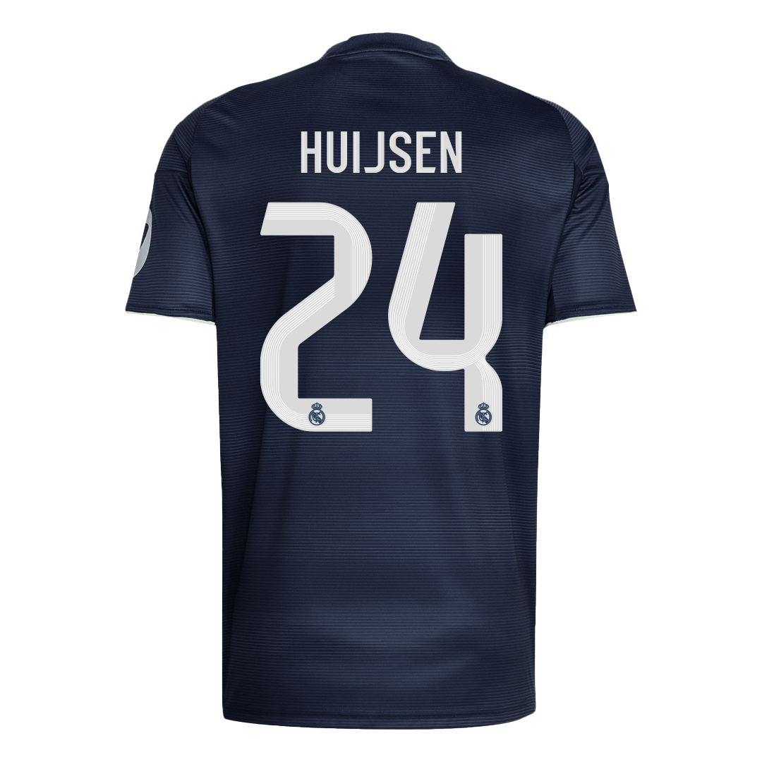 Real Madrid pánsky vonkajší futbalový dres 2025/26 - HUIJSEN #24 (Prémiová kvalita)