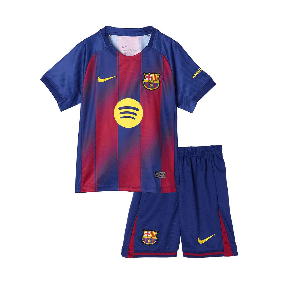Barcelona detská domáca futbalová súprava 2025/26 (Prémiová kvalita)