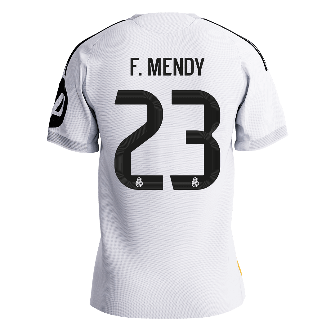 Real Madrid pánsky domáci futbalový dres 2025/26 - F.MENDY #23 [hráčska verzia] (Prémiová kvalita)