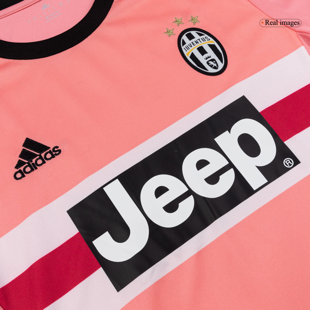 Juventus pánsky vonkajší retro futbalový dres s dlhými rukávmi 2015/16