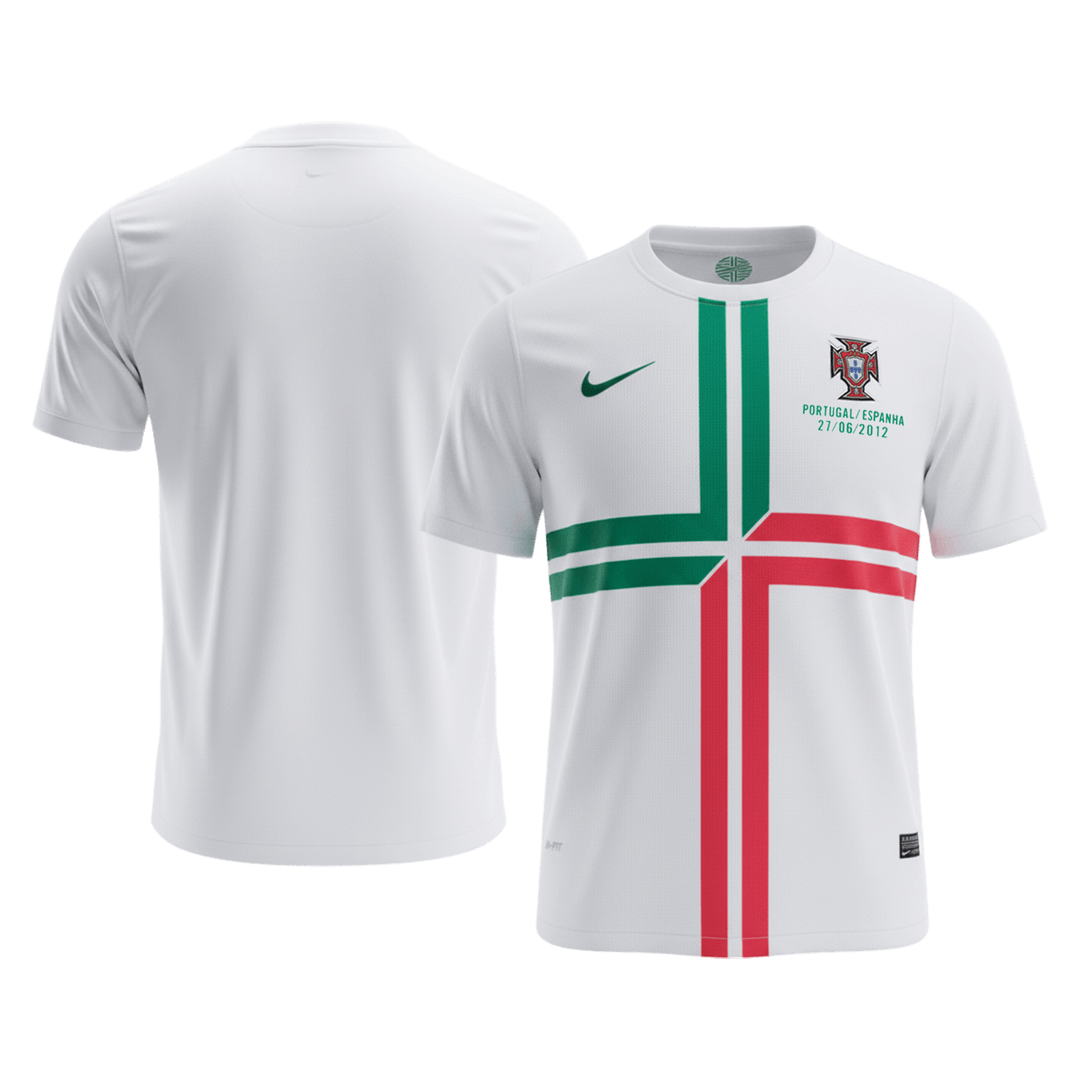 Portugalsko pánsky vonkajší retro futbalový dres 2012