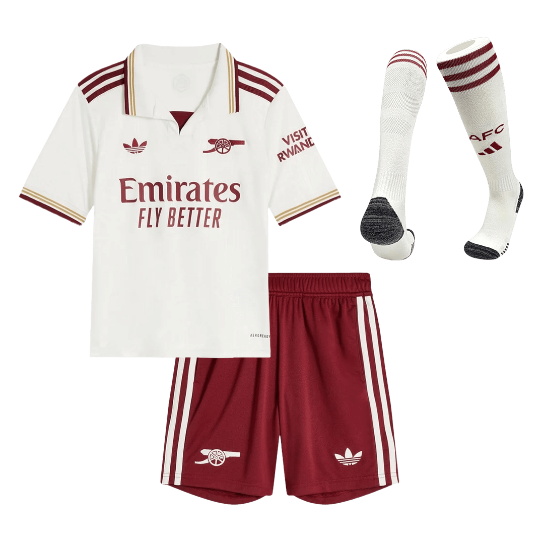 Detské Futbalový komplet Arsenal Tretí 2025/26