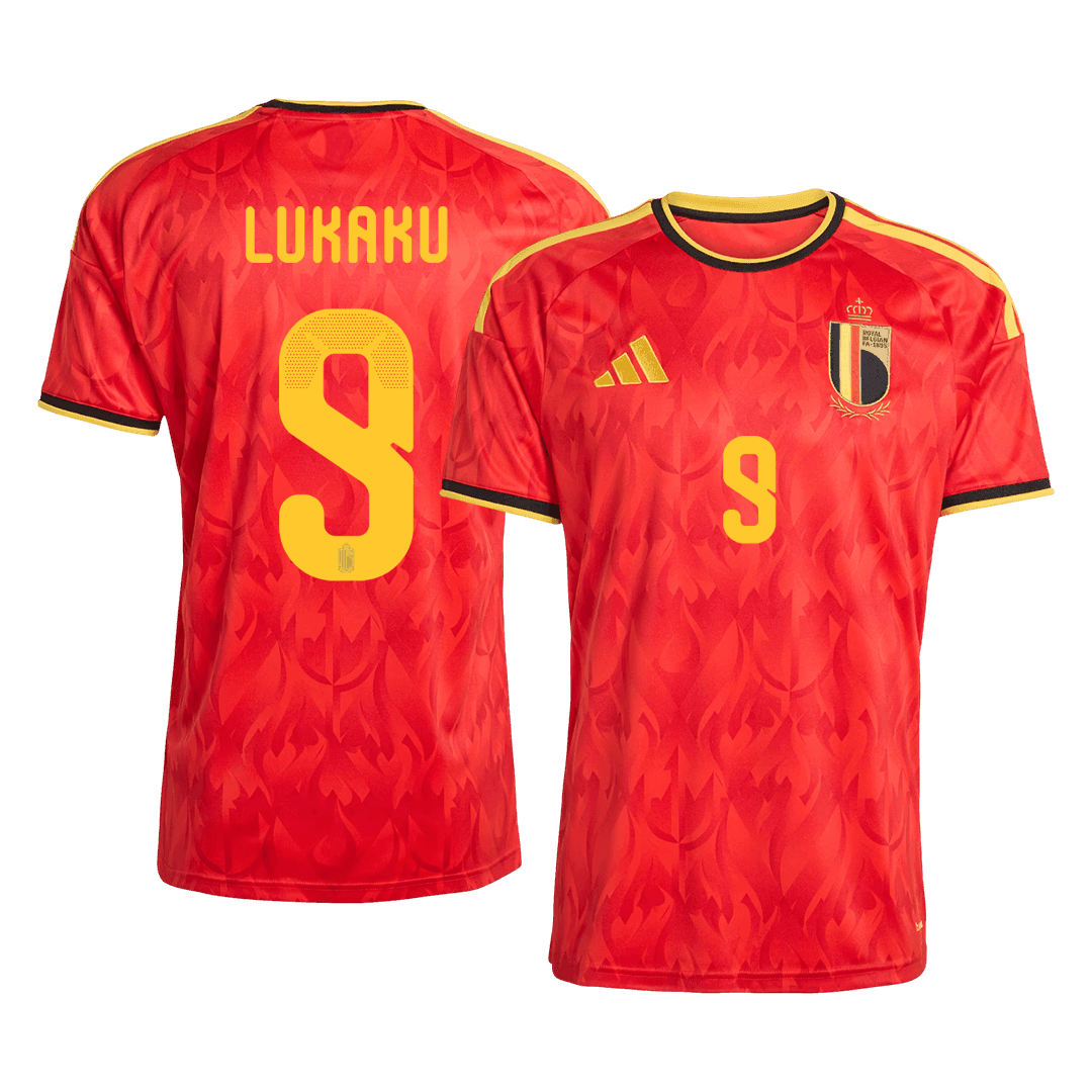 Pánske Futbalový Dres Belgicko Domáci MS 2026 - LUKAKU #9