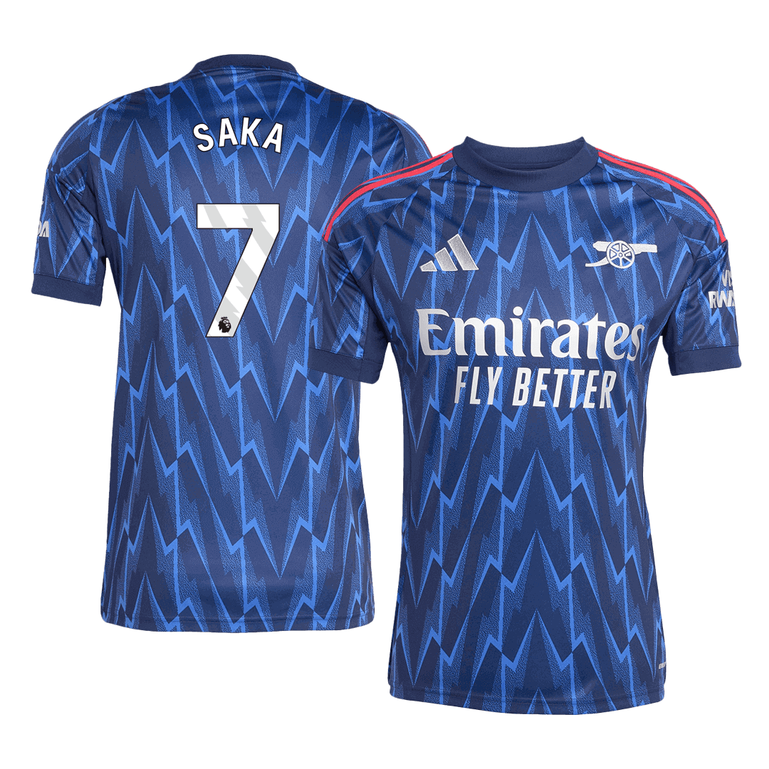 Pánske Futbalový Dres Arsenal Vonkajší 2025/26 - SAKA #7