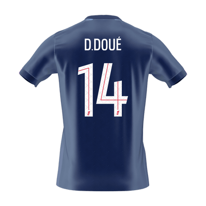PSG pánsky domáci futbalový dres 2025/26 - D.DOUÉ #14 (Prémiová kvalita)