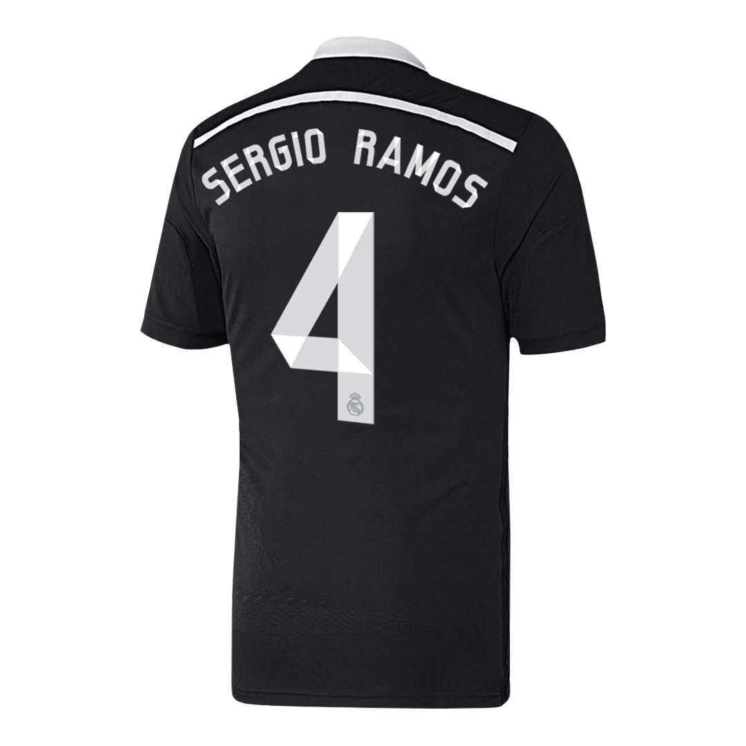 Real Madrid pánsky tretí retro futbalový dres 2014/15 - SERGIO RAMOS #4