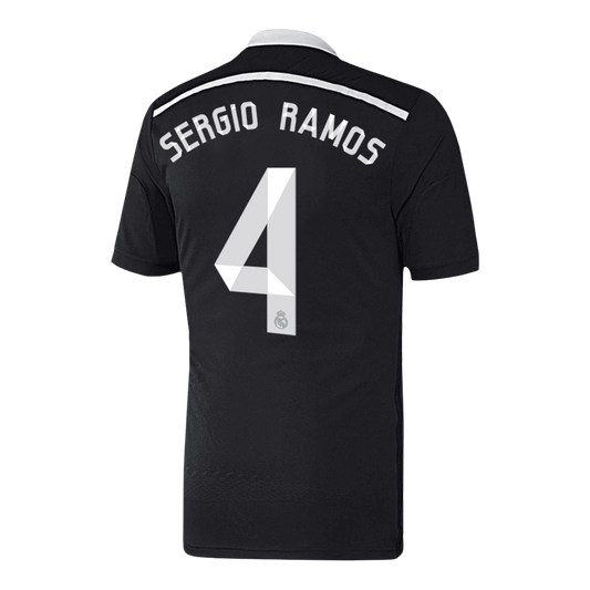 Real Madrid pánsky tretí retro futbalový dres 2014/15 - SERGIO RAMOS #4