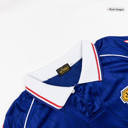 Japonsko pánsky domáci retro futbalový dres s dlhými rukávmi MS 1998