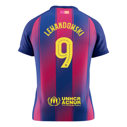 Barcelona pánsky domáci futbalový dres 2025/26 UCL - LEWANDOWSKI #9 (Prémiová kvalita)