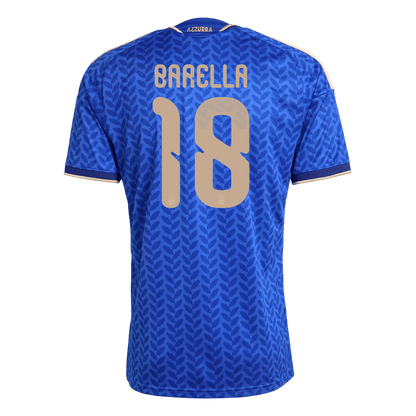 Taliansko pánsky domáci futbalový dres MS 2026 - BARELLA #18 (Prémiová kvalita)