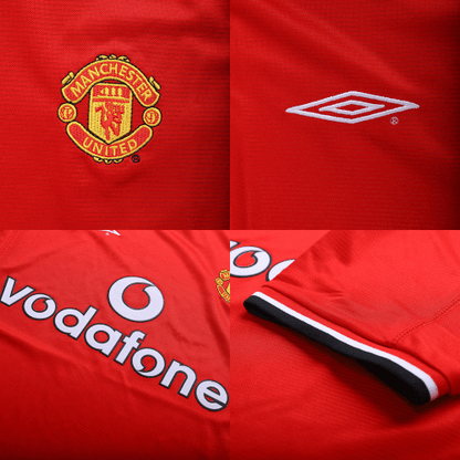 Pánske Retro Futbalový Dres Manchester United Domáci 2000/02