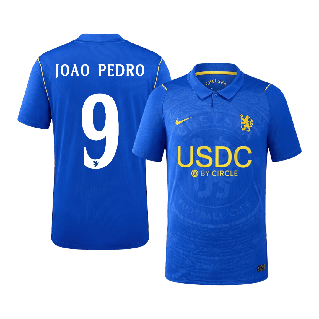 Chelsea pánsky Domáci futbalový dres 2026/27 – JOÃO PEDRO #9 – UCL