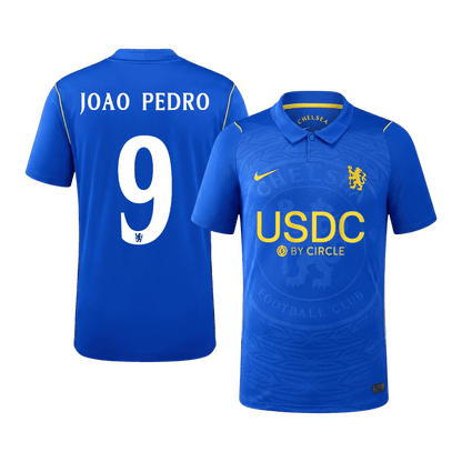 Chelsea pánsky Domáci futbalový dres 2026/27 – JOÃO PEDRO #9 – UCL