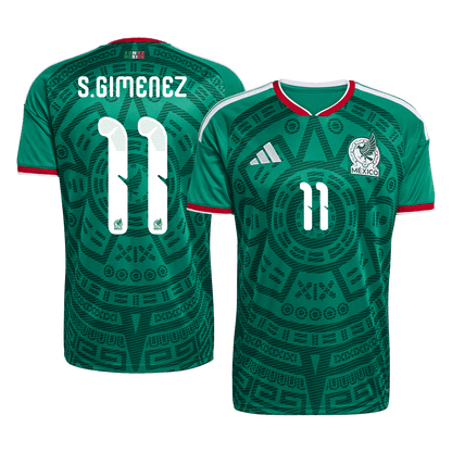 Mexiko pánsky domáci futbalový dres MS 2026 - S.GIMENEZ #11 (Prémiová kvalita)