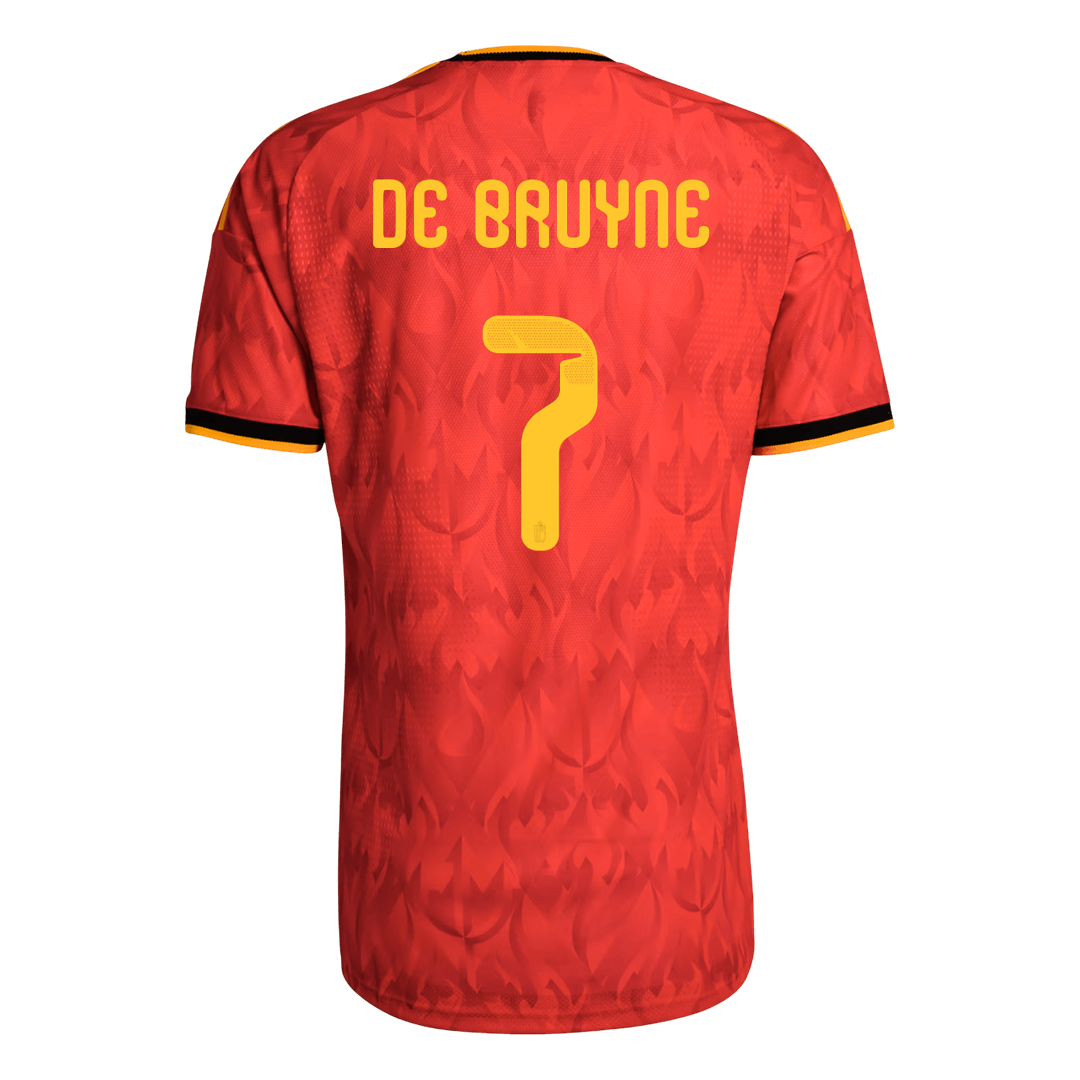 Belgicko pánsky domáci futbalový dres MS 2026 - DE BRUYNE #7 [hráčska verzia]