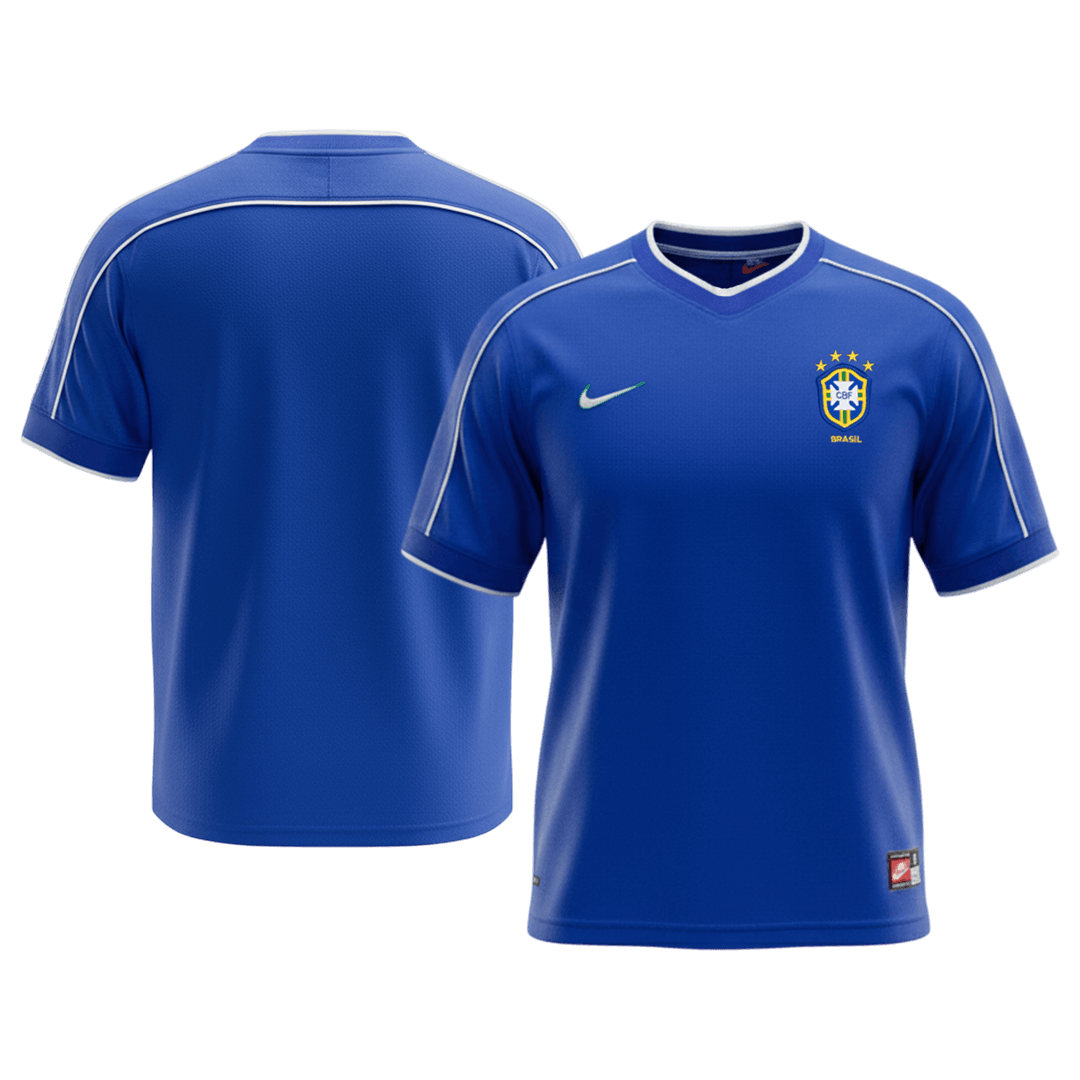 Brazília pánsky vonkajší retro futbalový dres 1998