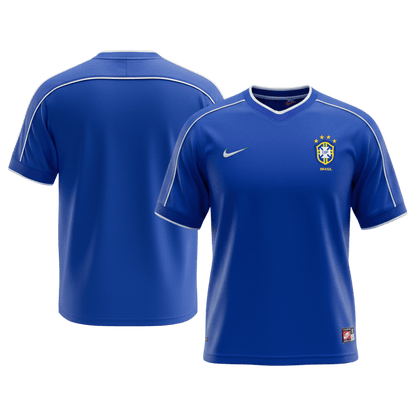 Brazília pánsky vonkajší retro futbalový dres 1998