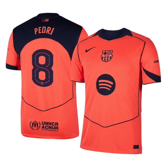 Barcelona pánsky tretí futbalový dres 2025/26 UCL - PEDRI #8