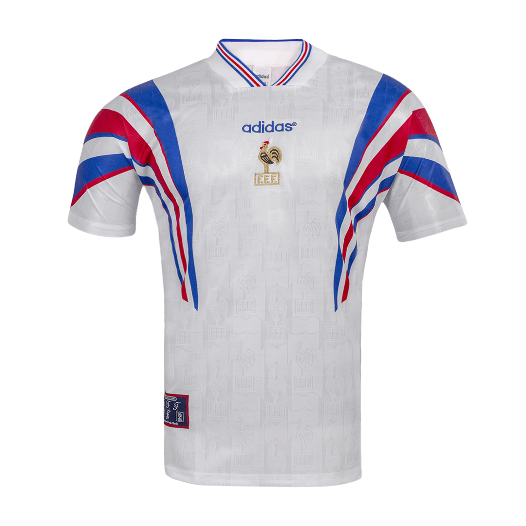 Francúzsko pánsky vonkajší retro futbalový dres 1996