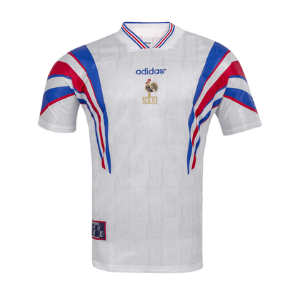 Francúzsko pánsky vonkajší retro futbalový dres 1996