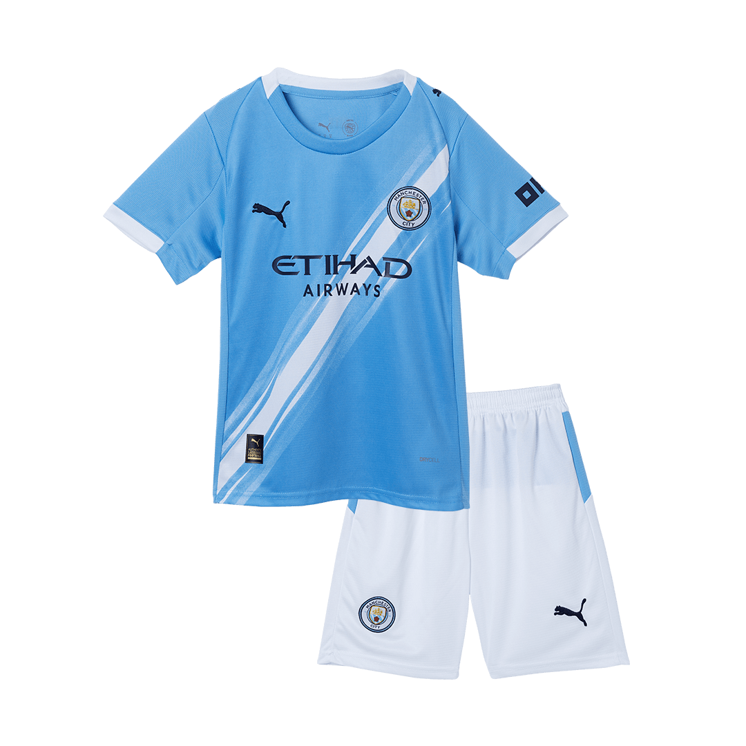 Manchester City detská domáca futbalová súprava 2025/26