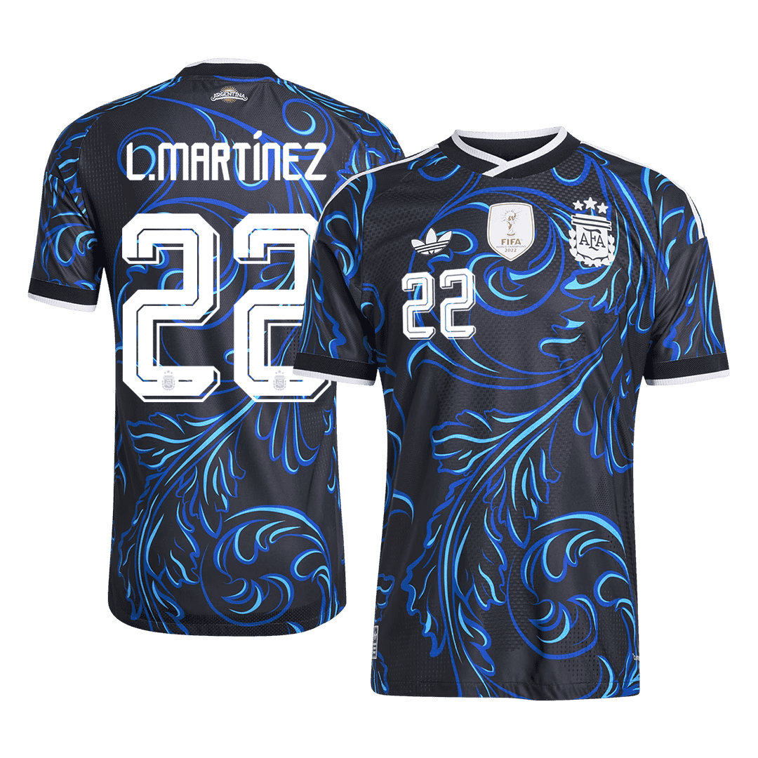 Pánske Futbalový Dres Argentína Vonkajší MS 2026 Hráčska Verzia - L. MARTÍNEZ #22