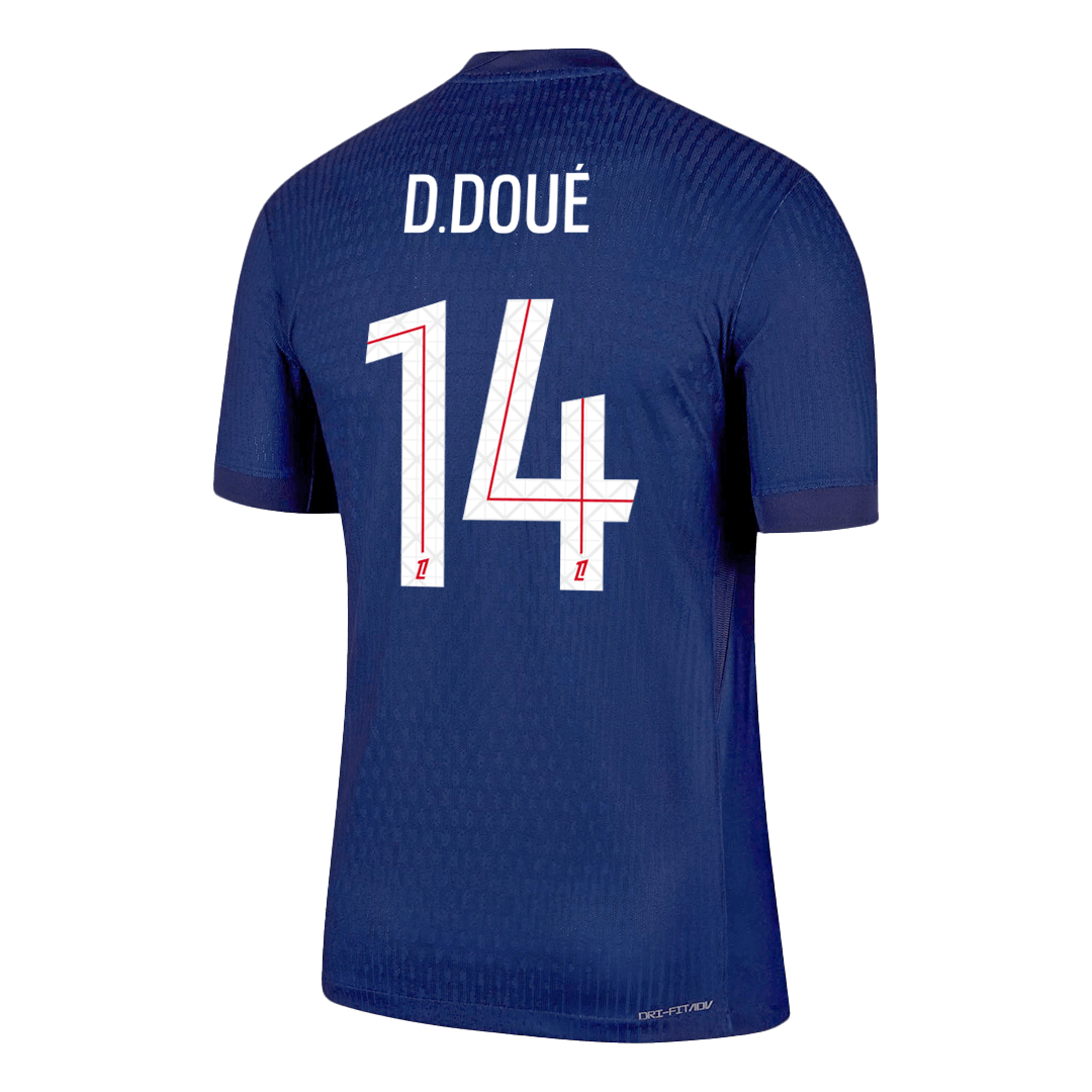 PSG pánsky domáci futbalový dres 2025/26 - D.DOUÉ #14 [hráčska verzia]