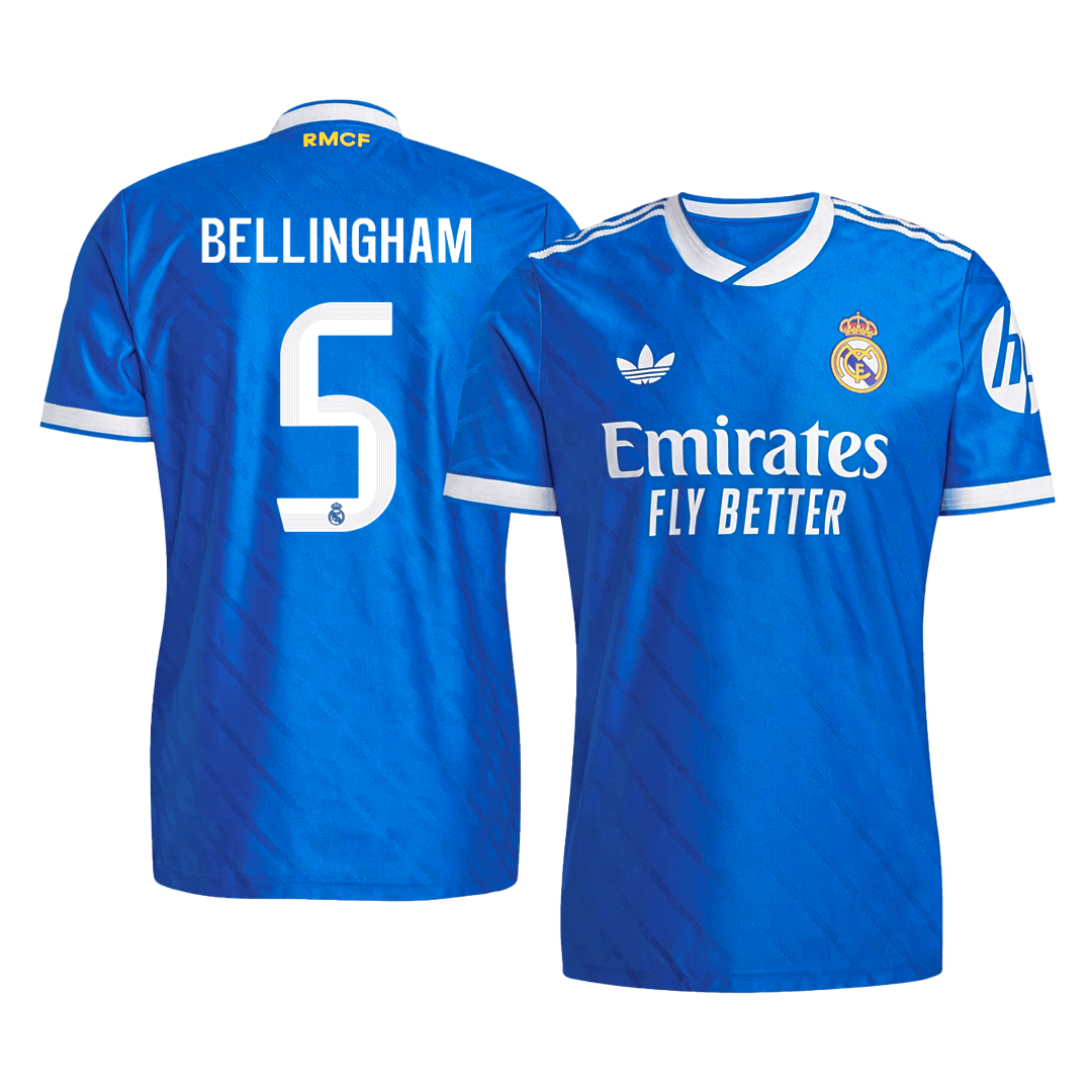 Real Madrid pánsky tretí futbalový dres 2025/26 - BELLINGHAM #5 [hráčska verzia]