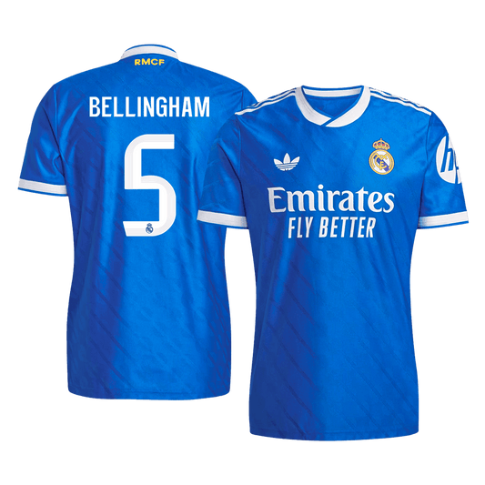 Real Madrid pánsky tretí futbalový dres 2025/26 - BELLINGHAM #5 [hráčska verzia]