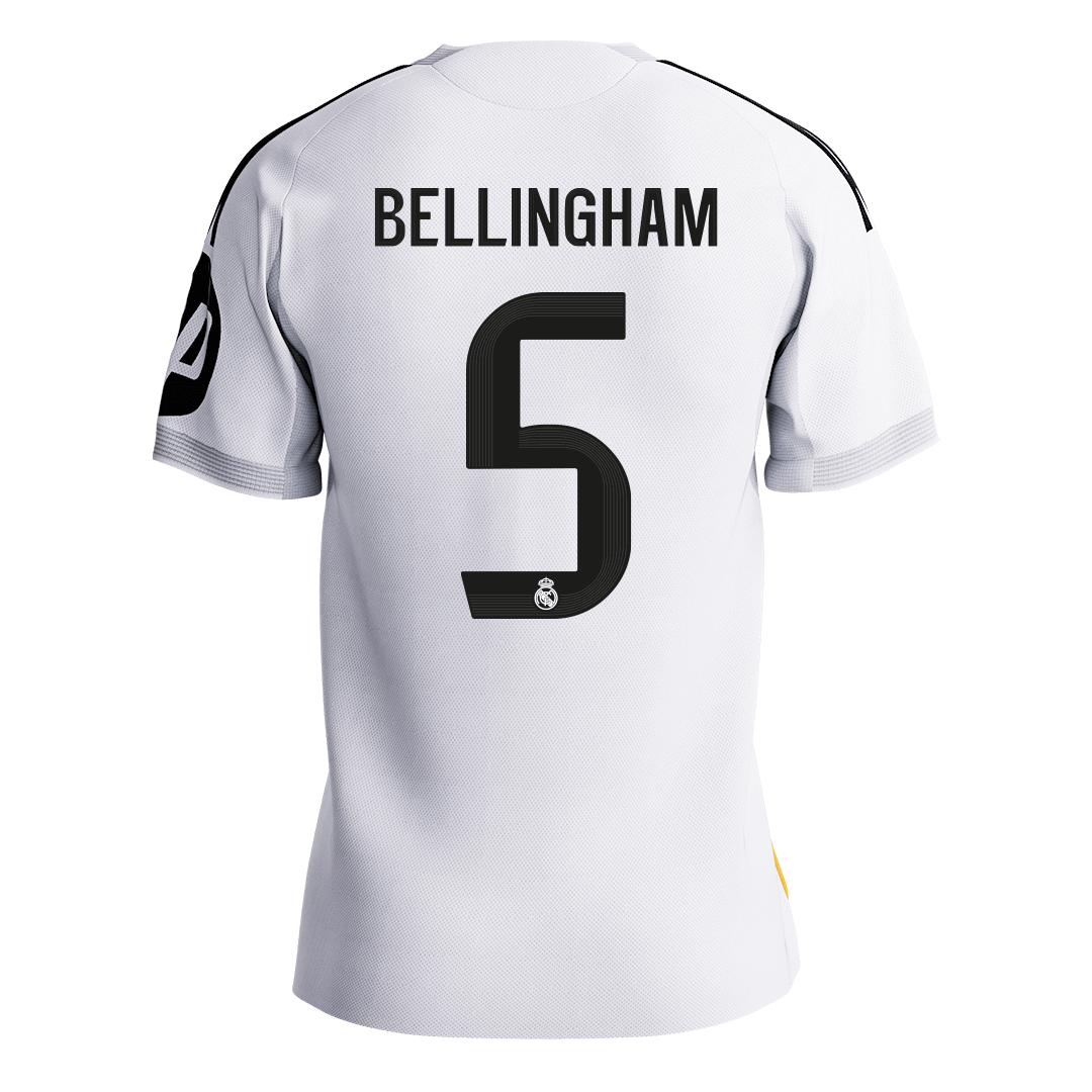 Real Madrid pánsky domáci futbalový dres 2025/26 - BELLINGHAM #5 [hráčska verzia] (Prémiová kvalita)