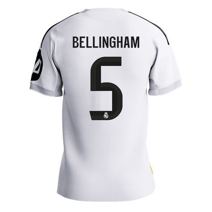 Real Madrid pánsky domáci futbalový dres 2025/26 - BELLINGHAM #5 [hráčska verzia] (Prémiová kvalita)