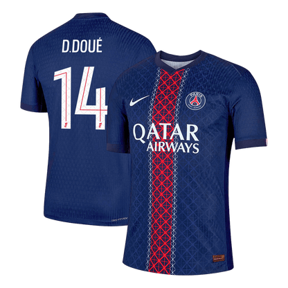 PSG pánsky domáci futbalový dres 2025/26 - D.DOUÉ #14 [hráčska verzia]