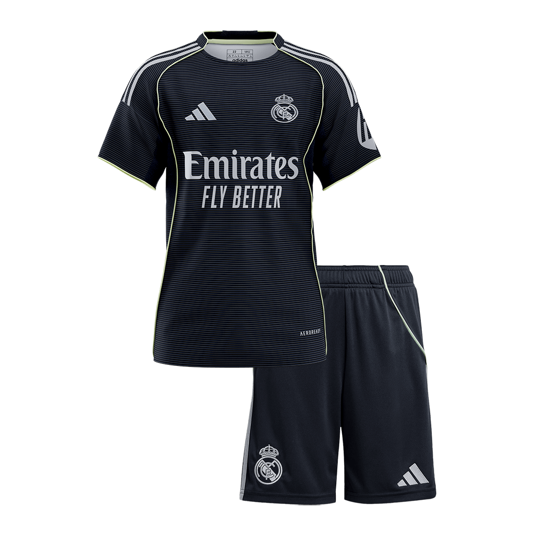 Real Madrid detská vonkajšia futbalová súprava 2025/26 (Prémiová kvalita)