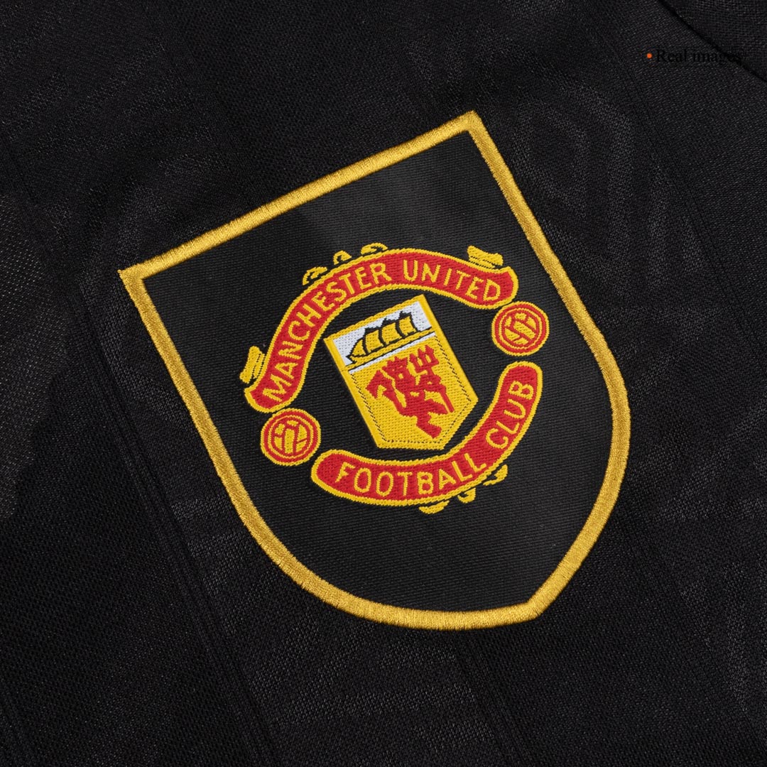 Manchester United pánsky vonkajší retro futbalový dres s dlhými rukávmi 1993/94