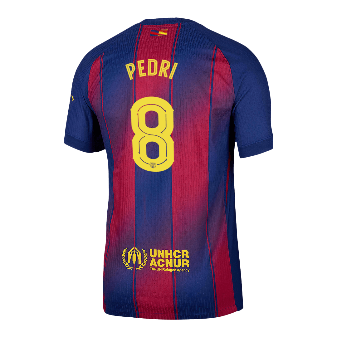 Barcelona pánsky domáci futbalový dres 2025/26 UCL - PEDRI #8 [hráčska verzia]