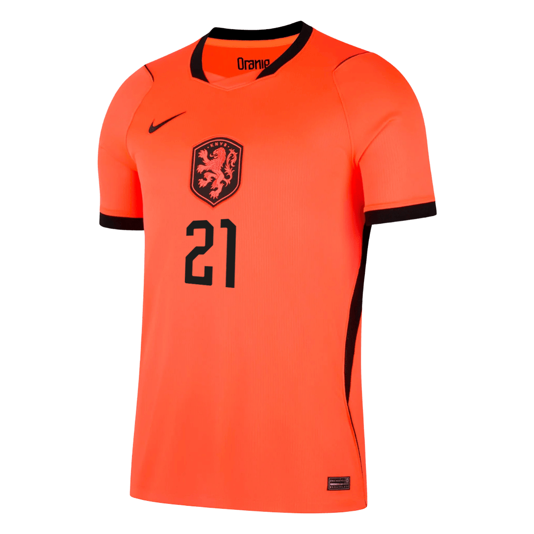 Pánske Futbalový Dres Holandsko Domáci MS 2026 - F.DE JONG #21