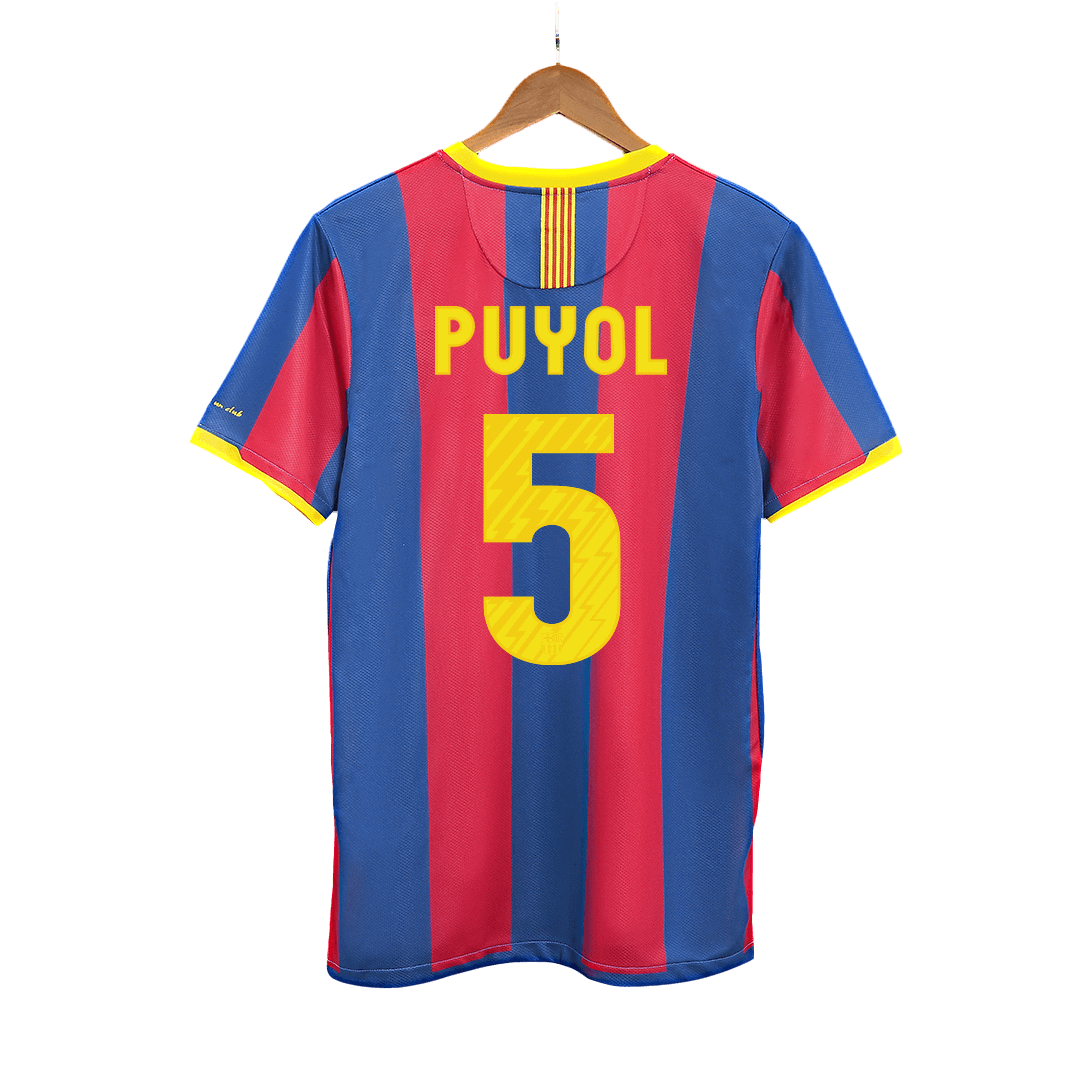 Barcelona pánsky domáci retro futbalový dres 2010/11 - PUYOL #5
