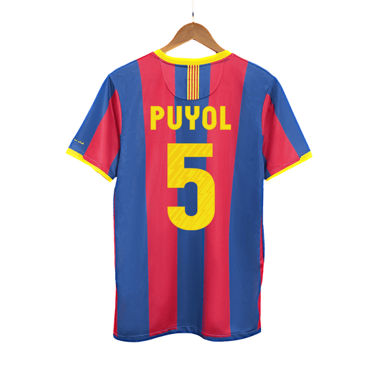 Barcelona pánsky domáci retro futbalový dres 2010/11 - PUYOL #5