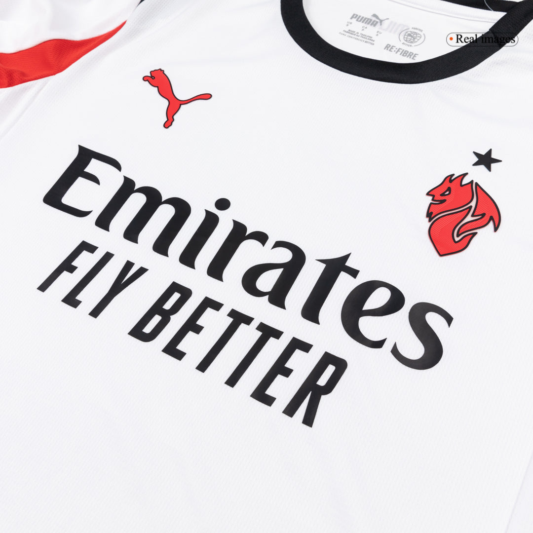 Pánske Futbalový Dres AC Miláno Vonkajší 2025/26 Dlhý Rukáv