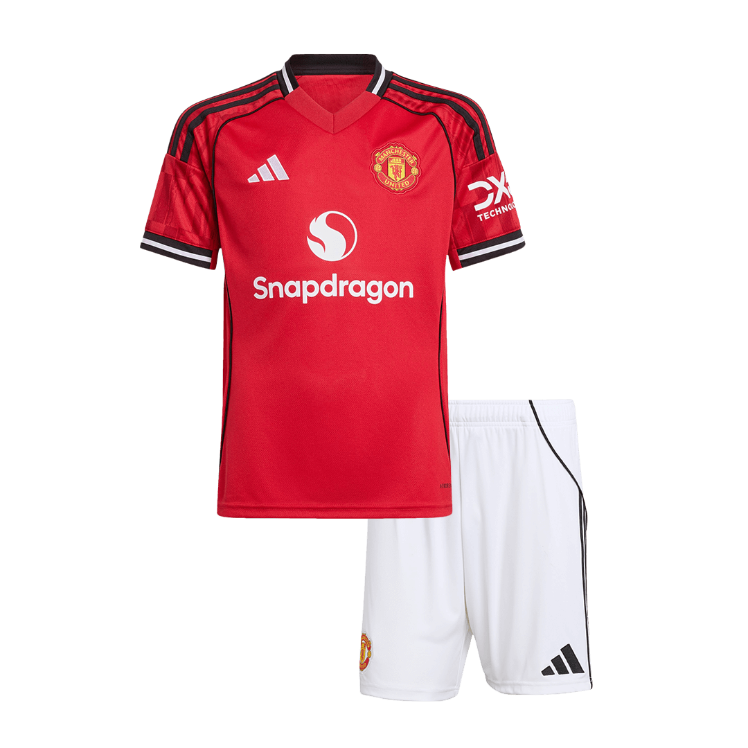 Manchester United detská domáca futbalová súprava 2025/26