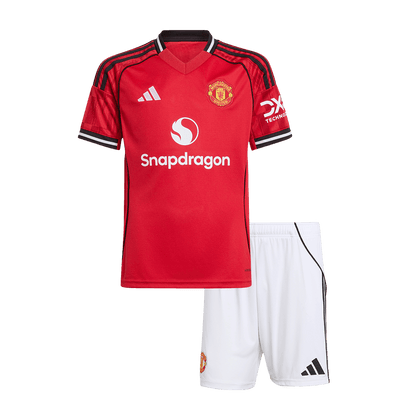 Manchester United detská domáca futbalová súprava 2025/26