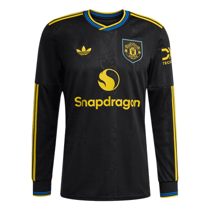 Manchester United pánsky tretí futbalový dres s dlhými rukávmi 2025/26