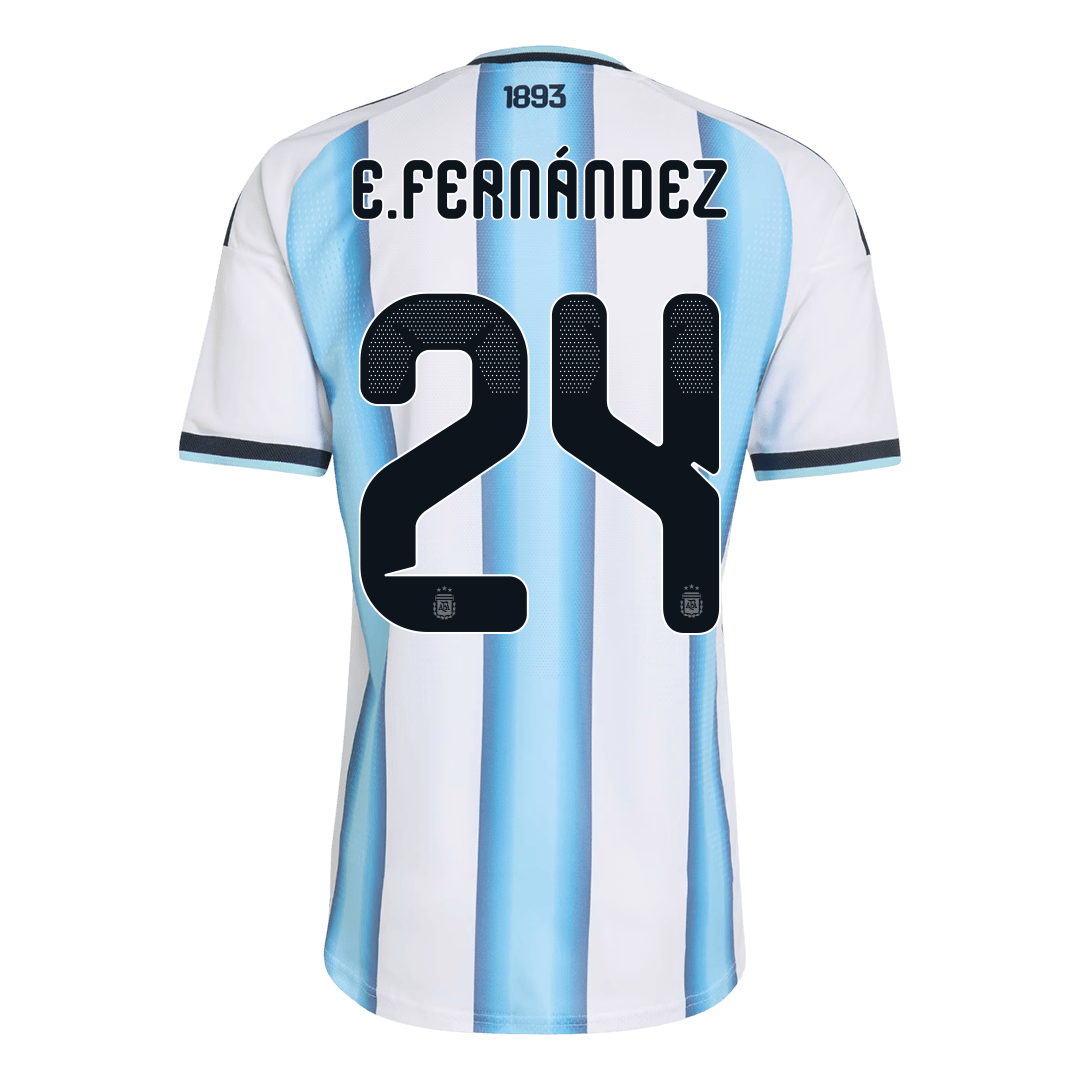 Pánske Futbalový Dres Argentína Domáci MS 2026 Hráčska Verzia - E. FERNÁNDEZ #24