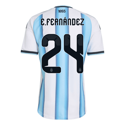 Pánske Futbalový Dres Argentína Domáci MS 2026 Hráčska Verzia - E. FERNÁNDEZ #24