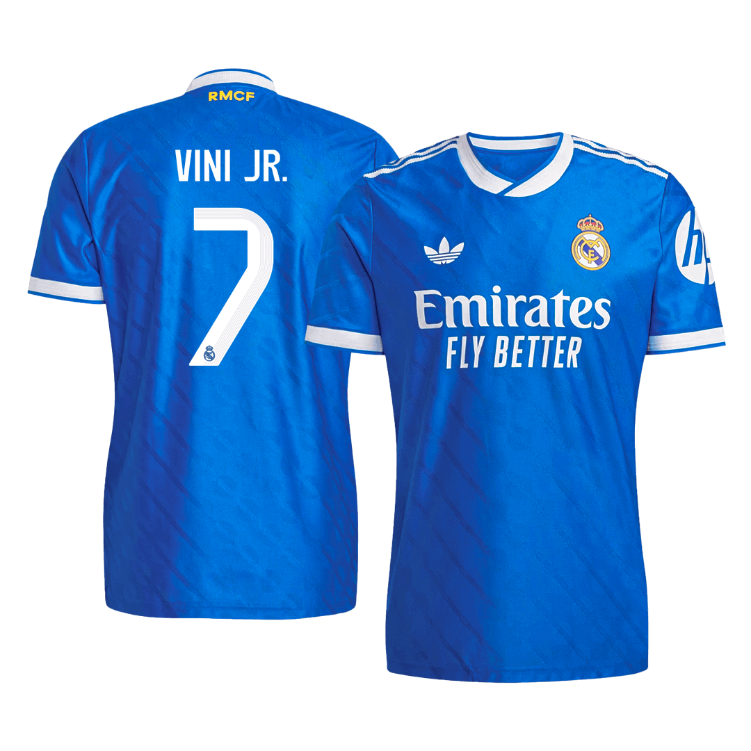 Real Madrid pánsky tretí futbalový dres 2025/26 - VINI JR. #7 [hráčska verzia]