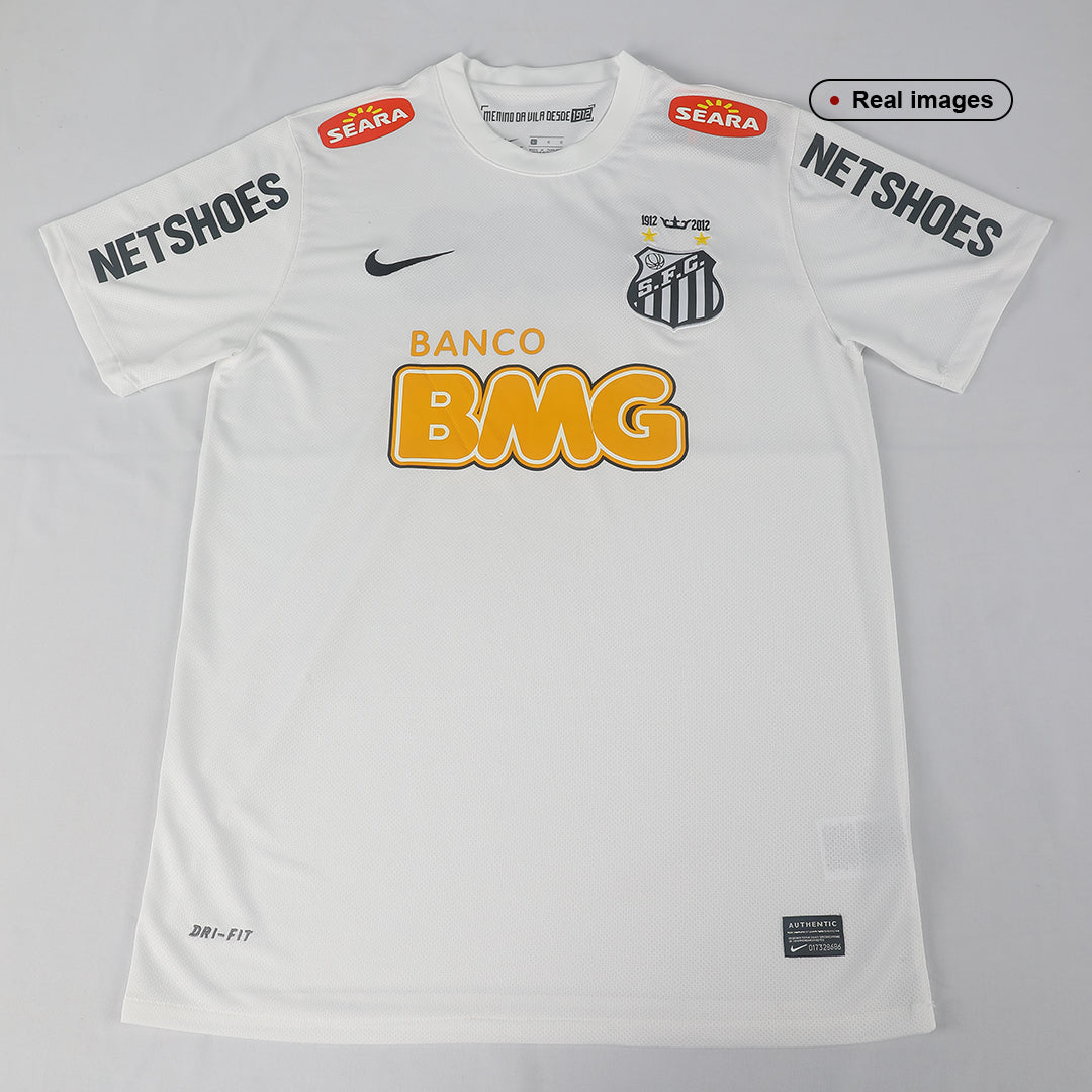 Santos FC pánsky domáci retro futbalový dres 2012 - NEYMAR JR #11