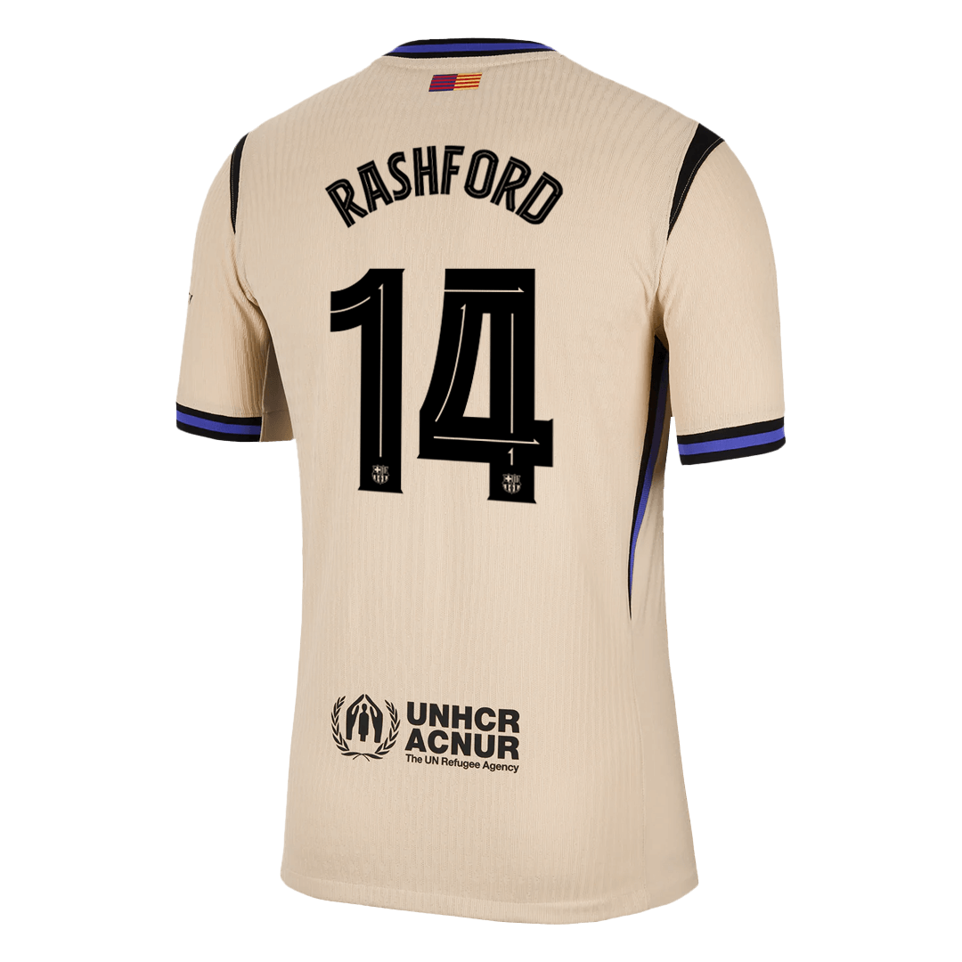 Barcelona pánsky vonkajší futbalový dres 2025/26 UCL - RASHFORD #14 [hráčska verzia]