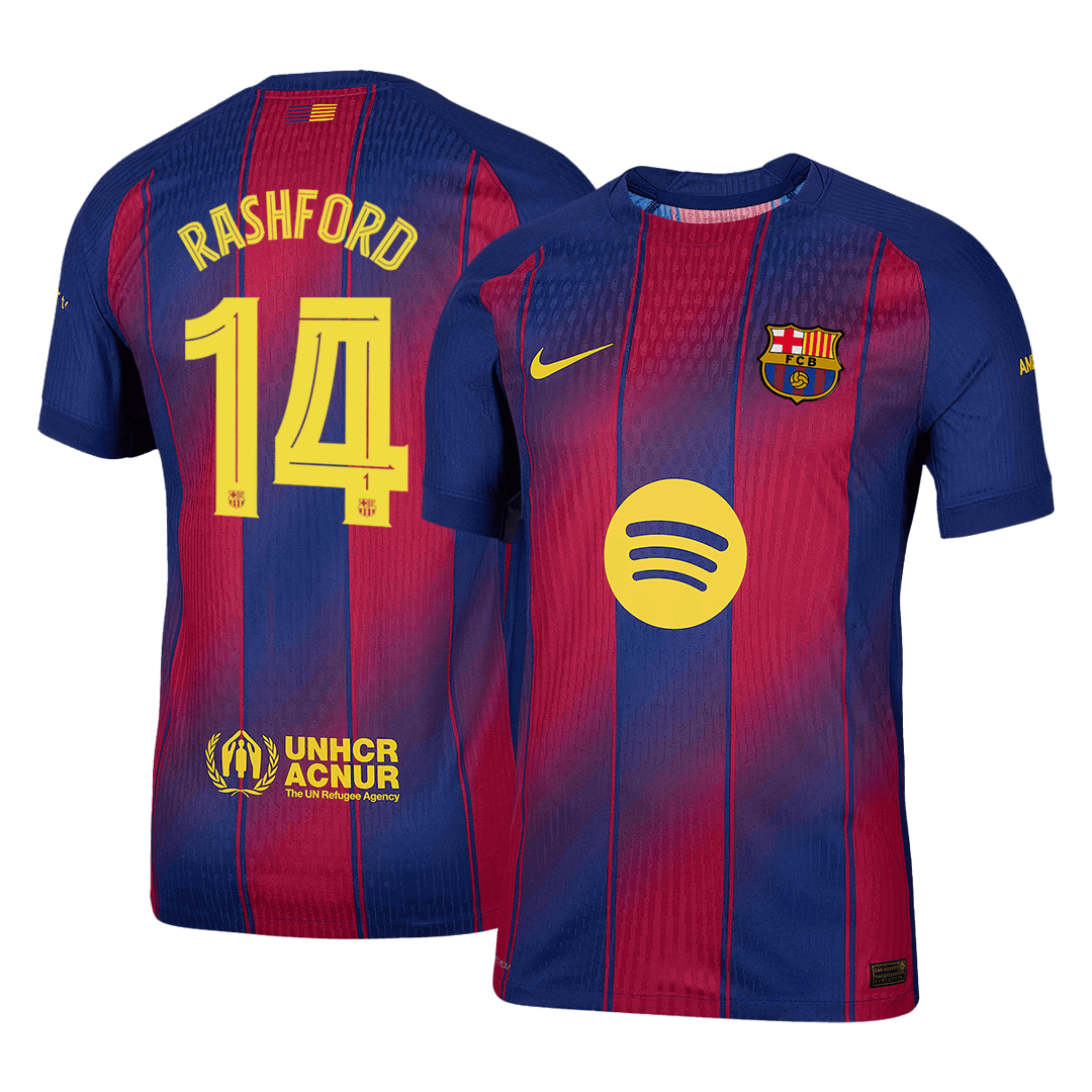 Barcelona pánsky domáci futbalový dres 2025/26 UCL - RASHFORD #14 [hráčska verzia]