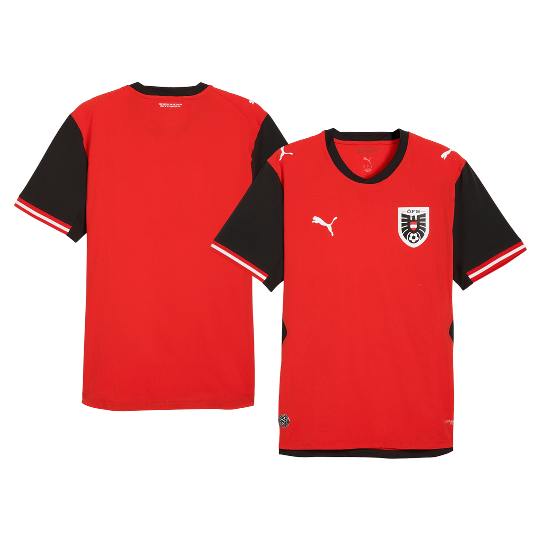 Rakúsko pánsky domáci futbalový dres MS 2026 [hráčska verzia]